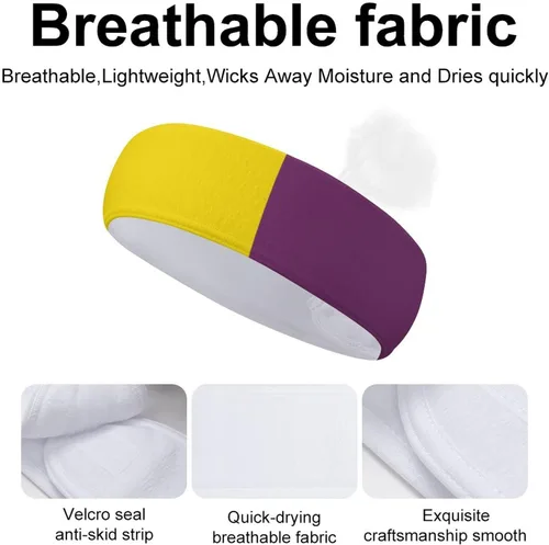 Vista 4 de Utrecht (Province) Flag Headband Hairband Non-Slip Turban Fashion Sports Sweat-Absorbing Headband Hair Accessories