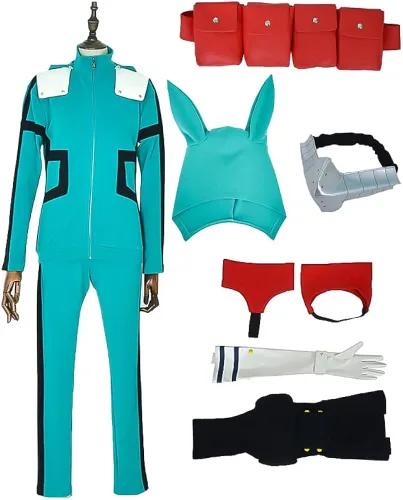 Vista 5 de miccostumes Disfraz de héroe de anime para hombre