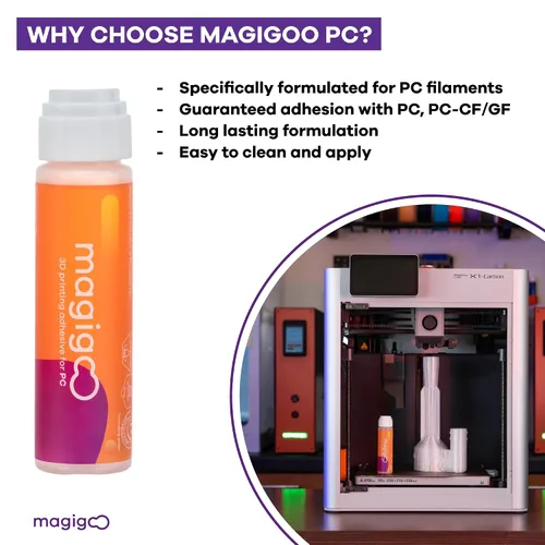 Vista 6 de MPC2018 Pegamento Adhesivo para Impresora 3D para Filamento de Policarbonato - Larga Duración y Reduce la Deformación en Placa Flexible, Vidrio