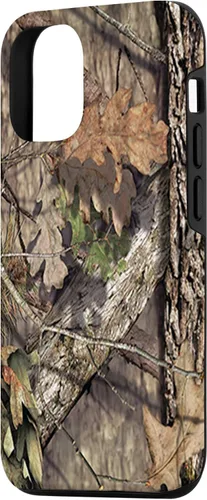 Vista 2 de Funda para iPhone 15 Oak Hunter Hunting Mossy Pattern Tree Theme Design Deer Buck