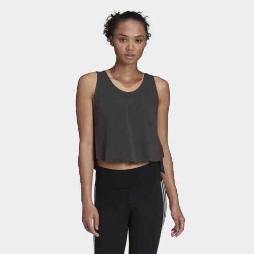 Vista 2 de adidas Women's Studio Novelty Reversible Back Front Tank Top