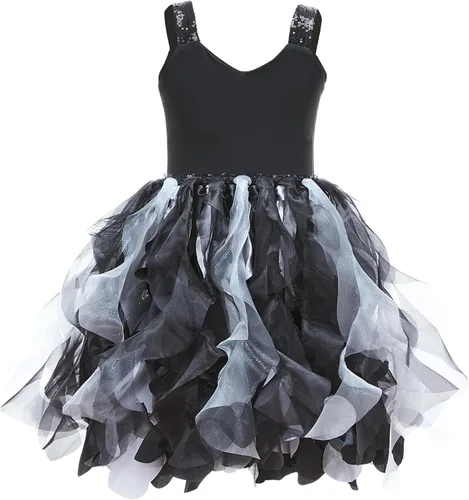 Vista 3 de Suppromo Vestido tutú para niñas pequeñas, fiesta de cumpleaños, vestido de tul con lentejuelas brillantes para niñas pequeñas, concurso