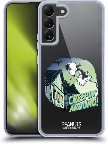 Vista 166 de Head Case Designs Funda de gel Spooktacular con licencia oficial de Peanuts Linus y Snoopy [protección de grado militar] compatible con Google Pixel