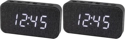 Vista 3 de Jensen JCR-229 FM Digital Dual Alarm Clock Radio