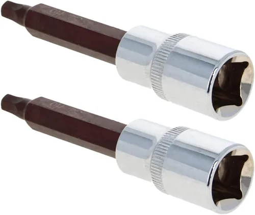 Vista 81 de Utoolmart 1/2" Drive x 0.551 in largo Hex Bit Socket, métrico, S2 y Cr-V acero 1pcs