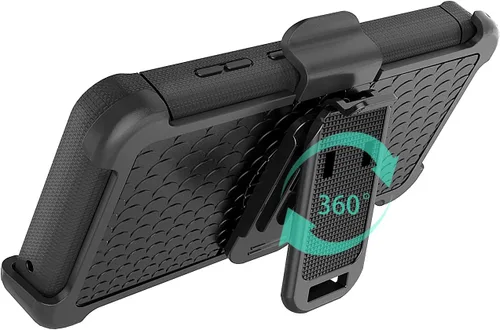 Vista 7 de Fingic Funda para Samsung Note 9, Note 9 para hombre, funda protectora híbrida 4 en 1, a prueba de golpes, resistente a prueba de golpes, funda