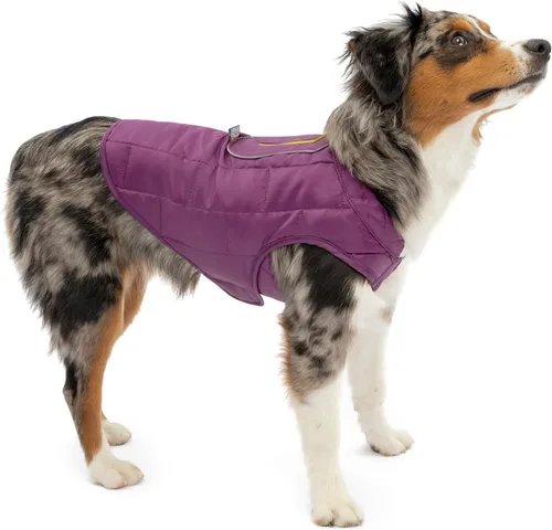 Vista 13 de Kurgo Loft Chaqueta para Perro - Abrigo Acogedor Reversible para Aventuras al Aire Libre - Resistente al Agua - Ajuste Atlético - Tela Lavable a