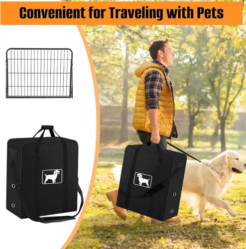 Vista 5 de Bolsa de almacenamiento para corralito para perros que se adapta a 24