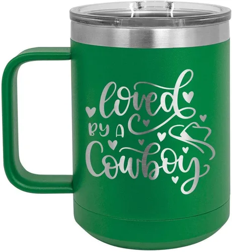 Vista 17 de Taza de café con tapa superior con tapa deslizante, con aislamiento de viaje, ideal para cumpleaños, Navidad o regalo de mujeres o hombres