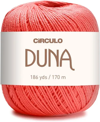 Vista 20 de Círculo Hilo Duna – 186 yardas, 3.52 onzas – Hilo DK de peinado ligero – 100% algodón virgen brasileño mercerizado, perfecto para tejer y hacer