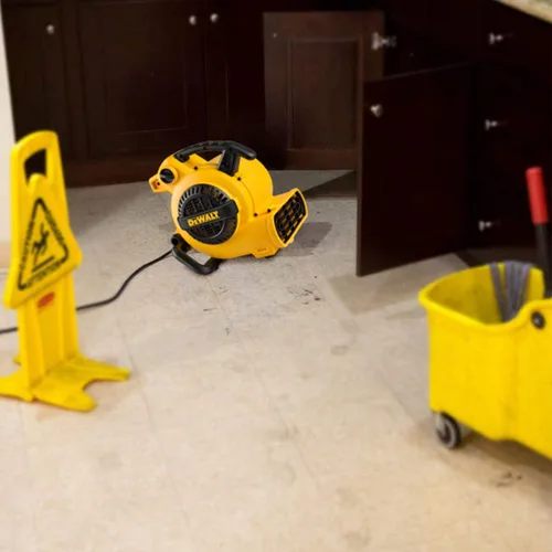 Vista 7 de DEWALT Movedor de Aire Portátil, 276W Ventilador de Piso de 3 Velocidades, Ventilador Soplador Utilitario, 1/5 HP 600 CFM Secador de Piso, Secador