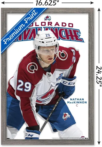 Vista 3 de Trends International NHL Colorado Avalanche - Póster de pared de la serie 23 de Nathan MacKinnon