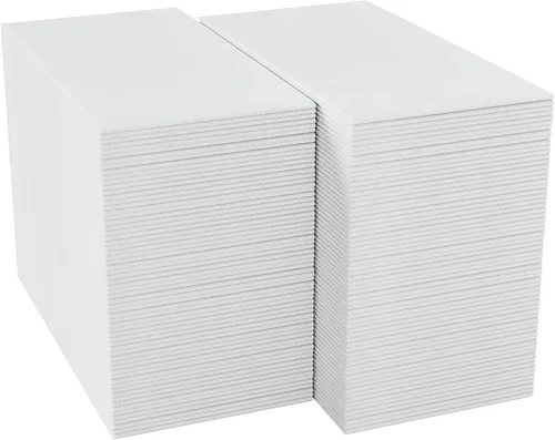 Vista 10 de Paquete de 100 toallas de mano desechables para baño, toallas de papel suaves y absorbentes, desechables, decorativas, para cocina, fiestas, bodas