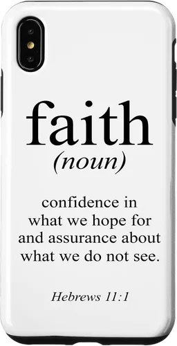 Vista 11 de Religious Jesus Christian Faith Definition Hebrews 11:1 Case for iPhone 17