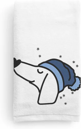 Vista 14 de Inkopious Gorro de invierno Airedale Terrier Toalla de mano decorativa - Decoración navideña para el hogar