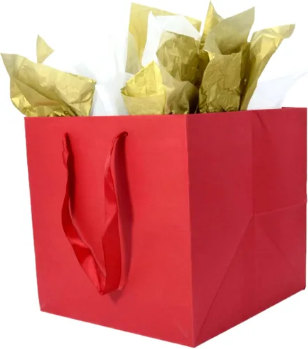 Vista 17 de JUNESHE Bolsa de regalo cuadrada negra grande con asas y papel de seda, 9.84 pulgadas, gran envoltura de regalo gigante para cumpleaños, boda