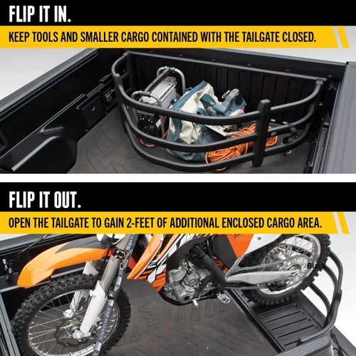 Vista 5 de RealTruck AMP Research BedXTender HD Moto 74809-01A Compatible con Nissan Frontier 1998 - 2017; Toyota Tacoma 1995 - 2015; Colorado Canyon 2004