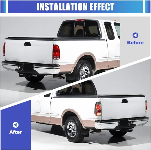 Vista 4 de Nixon Offroad Conjunto de luces traseras para Ford F150/F250 1997-2003, 1997-2003 Ford F-350, lámparas traseras para 1999-2007 F250-F350, lado