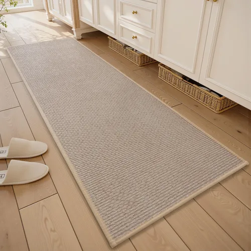 Vista 19 de RESARE Tapete de baño antideslizante, lavable a máquina, súper absorbente, de secado rápido, tapete de baño ultra suave para suelo de baño, 17 x 24