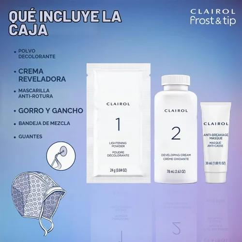 Vista 10 de Clairol Nice'n Easy Frost & Tip - Tinte para el cabello original, color rubio claro a castaño medio, paquete de 1 unidad