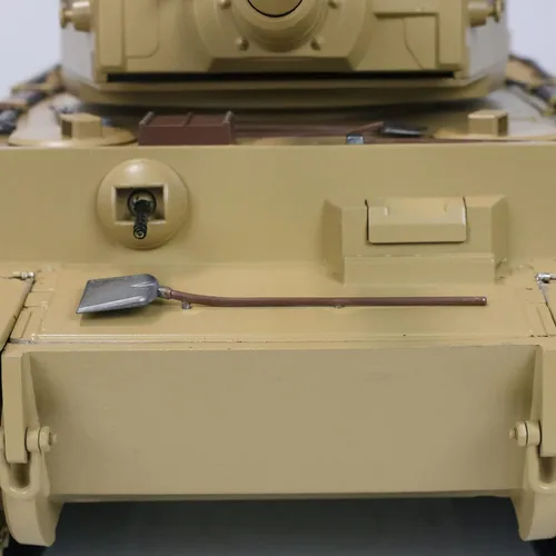 Vista 8 de Heng Long Mato Metal Escala 1/16 Amarillo German Tiger I Bb Shooting RTR Rc Tank 1220 Amarillo, US en Stock