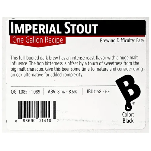 Vista 8 de Brewer's Best Kit de ingredientes de cerveza casera de un galón (Imperial Stout)