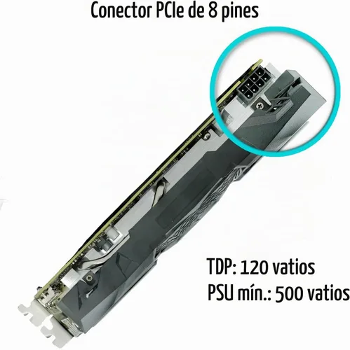 Vista 5 de Tarjeta Gráfica RX 5600 XT 6GB GDDR6