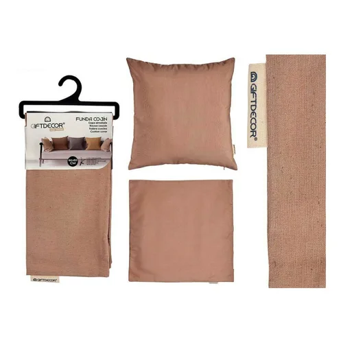 Vista 4 de Funda de cojín Gift Decor Marrón 45 x 0,5 x 45 cm 60 x 0,5 x 60 cm