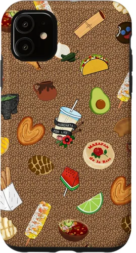 Vista 8 de Brown Antojitos Mexican Food Latino Tacos Pan Dulce - Carcasa para iPhone 17