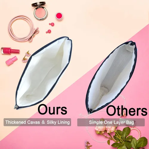 Vista 5 de ancpeany Regalos de gato para mujeres, bolsa de maquillaje para mujeres, regalos para amantes de los gatos, regalo de dama con temática de gatos