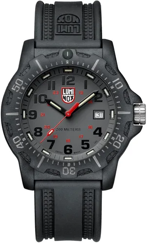 Vista 2 de Luminox Reloj Navy Seal para hombre, pantalla gris (XL.8882.F8880) resistente al agua 656.2 ft + cristal de zafiro + visibilidad nocturna constante