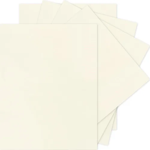 Vista 10 de 25 Hojas de Papel de Cartulina Negra 8.5 x 11 Pulgadas, 250 GSM/92 lb Papel de Cartulina Gruesa para Tarjetas DIY, Papel de Cartulina