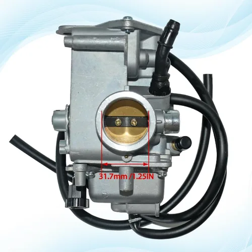 Vista 2 de Carburador ATC250ES para Honda Big Red 250 ATC250ES 1985 1986 1987 Carb Assy Reemplazar 16100-HA0-682 con filtro de aire 17254-HA0-000