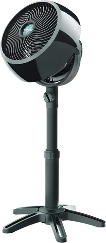 Vista 2 de Vornado 7803 Ventilador circular de aire con pedestal grande para habitación entera con altura ajustable, 3 ajustes de velocidad, parrilla extraíble