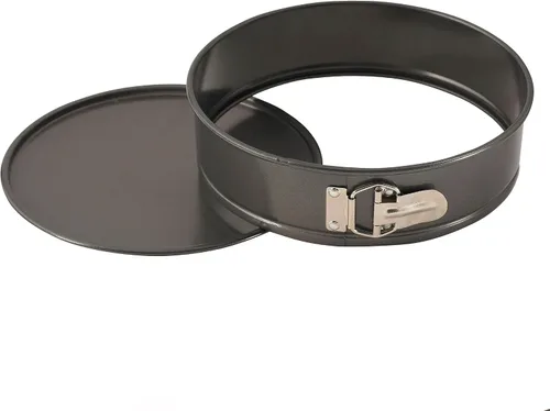 Vista 4 de WINCO Molde desmontable con fondo desmontable, 6 pulgadas, acero aluminizado, negro