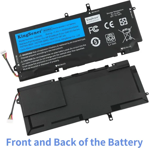 Vista 9 de 45WH BG06XL Batería para HP EliteBook 1040 G3 11.4V