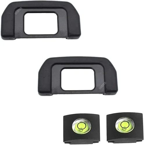 Vista 5 de D90 D7000 Eyepiece Eyepiece Eye Cup DK-21 para Nikon D750 D610 D600 D300 D200 D80 D70 D50 visor de cámara, cubierta de ocular ULBTER y cubierta