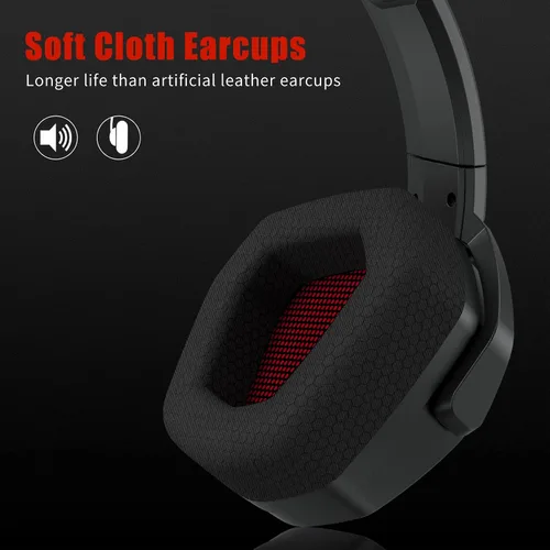 Vista 4 de NUBWO G06 Auriculares inalámbricos duales para juegos con micrófono para PS5, PS4, PC, móvil, interruptor inalámbrico de 2.4 GHz + Bluetooth