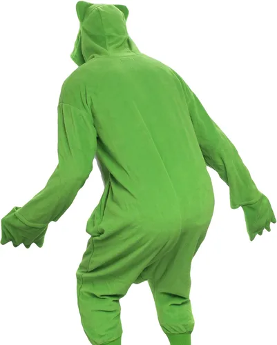 Vista 5 de Adult Onesie Halloween Costume - Animal and Sea Creature - Plush One Piece Cosplay Suit for Adults, Women and Men FUNZIEZ!