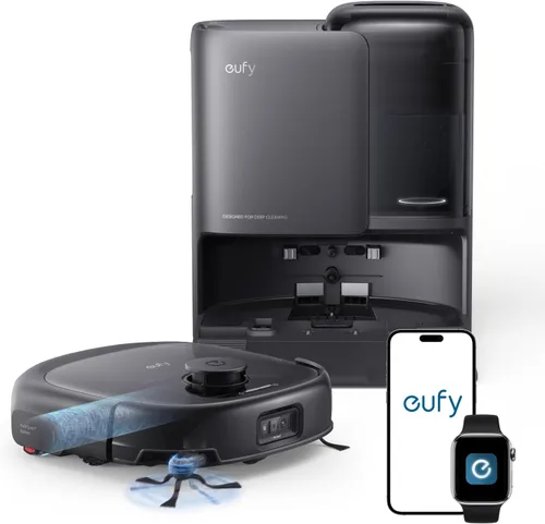 Vista 8 de eufy Omni C20 Robot Aspiradora y Trapeador Combo para Madera y Alfombra