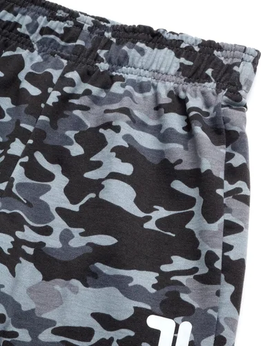 Vista 3 de Fila Pantalones cortos deportivos para niños Paquete de 2 pantalones cortos deportivos de rizo francés Pantalones cortos deportivos para gimnasio