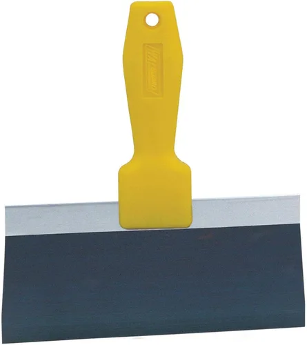 Vista 7 de WAL-BOARD TOOLS Cuchillo de cinta para paneles de yeso, acero azul de 6 pulgadas, ensamblado en Estados Unidos Yellow plastic handle taping knife