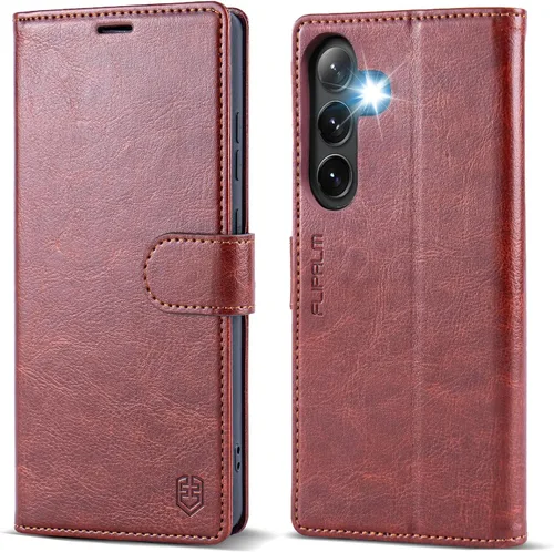 Vista 11 de FLIPALM - Funda tipo cartera para Samsung Galaxy A26 5G, color negro Titular de la tarjeta, bloqueo RFID, cuero PU Folio Flip, Kickstand, cubierta