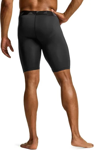 Vista 3 de TSLA - Pantalones cortos deportivos de compresión para hombre, en paquete de 1 o 3unidades, mallas para correr de rendimiento deportivo, frescas
