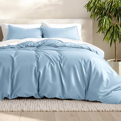 Vista 35 de Bare Home - Funda de edredón de ropa de cama extra larga - Colección premium de 1800 hilos súper suave - Funda de edredón ligera y fresca - Ropa