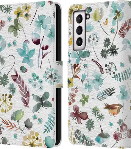Vista 18 de Head Case Designs Officially Licensed Ninola Butterfly Nature Spring Floral Leather Wallet Case Compatible with Samsung Galaxy A07 4G
