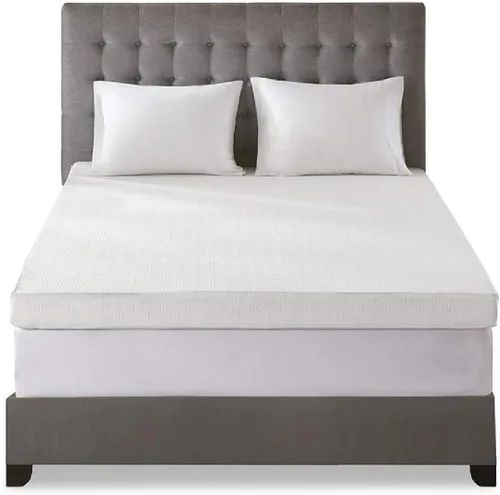 Vista 12 de Sleep Philosophy - Protector de colchón de espuma viscoelástica con gel, apto para todas las estaciones, lujoso e hipoalergénico