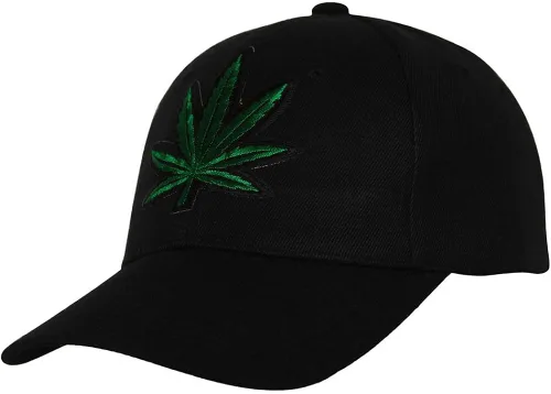 Vista 2 de Gorra de sombrero de hoja de marihuana