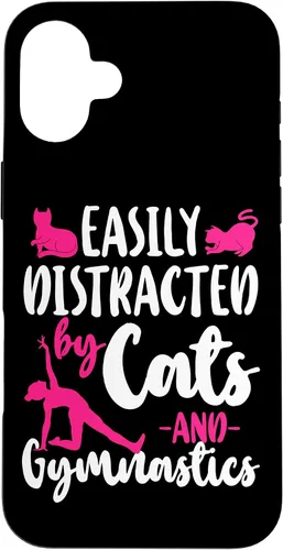 Vista 23 de Gato de gimnasia fácilmente distraído por gatos y funda de gimnasia para iPhone 17