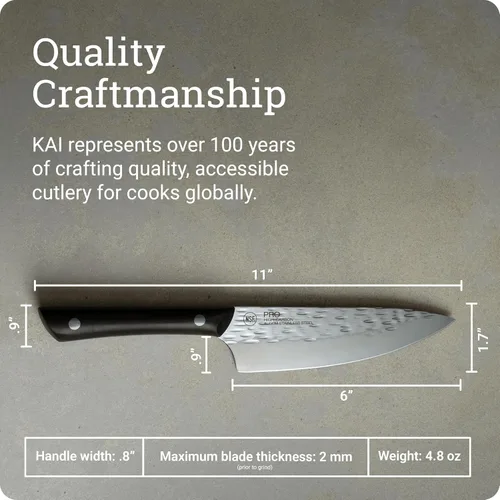 Vista 6 de Kai Cuchillo de chef PRO de 6" Chef - 6 pulgadas